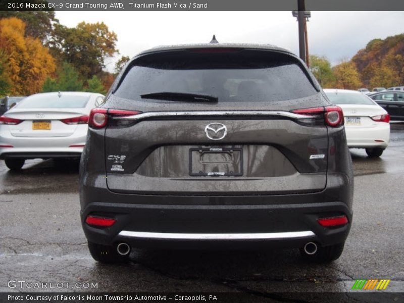 Titanium Flash Mica / Sand 2016 Mazda CX-9 Grand Touring AWD