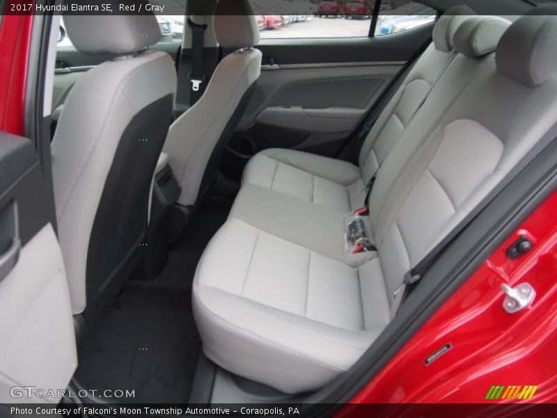 Red / Gray 2017 Hyundai Elantra SE