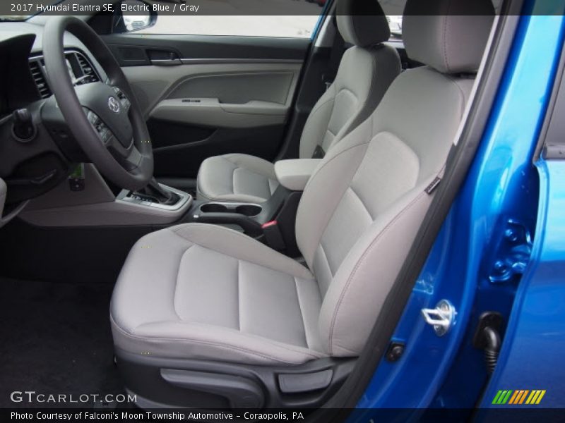 Electric Blue / Gray 2017 Hyundai Elantra SE