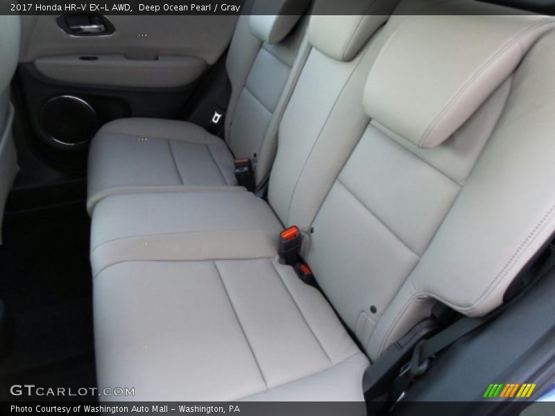Deep Ocean Pearl / Gray 2017 Honda HR-V EX-L AWD