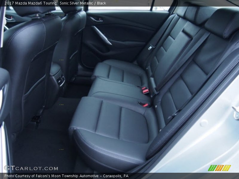 Sonic Silver Metallic / Black 2017 Mazda Mazda6 Touring
