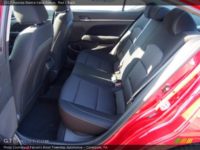 Red / Black 2017 Hyundai Elantra Value Edition