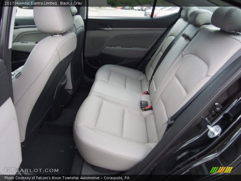 Black / Gray 2017 Hyundai Elantra Limited