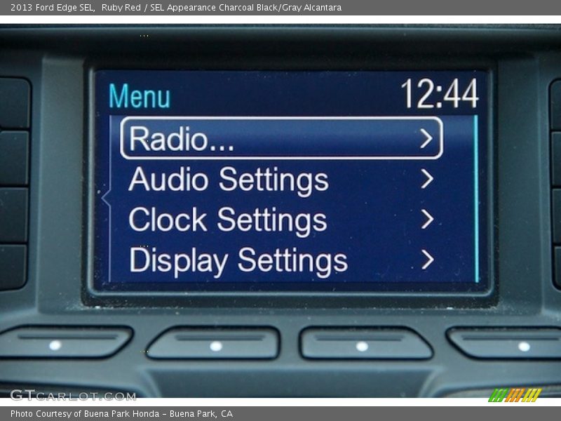 Ruby Red / SEL Appearance Charcoal Black/Gray Alcantara 2013 Ford Edge SEL