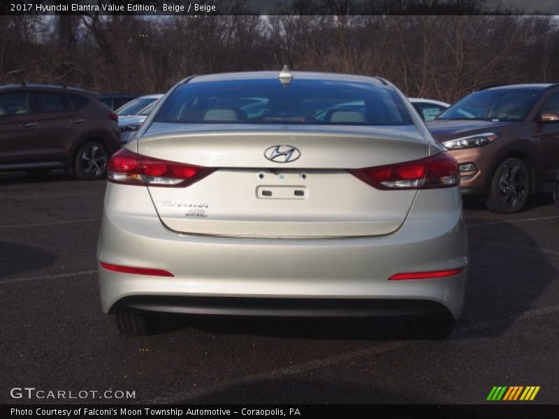 Beige / Beige 2017 Hyundai Elantra Value Edition