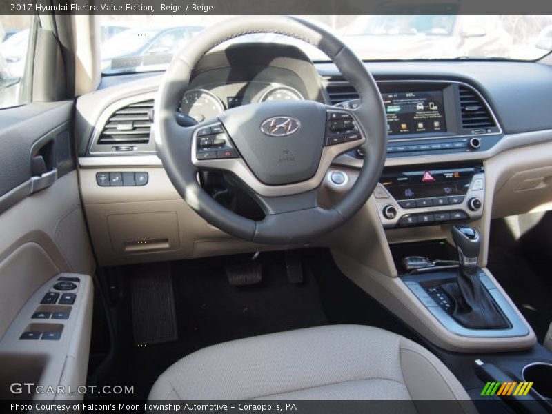 Beige / Beige 2017 Hyundai Elantra Value Edition