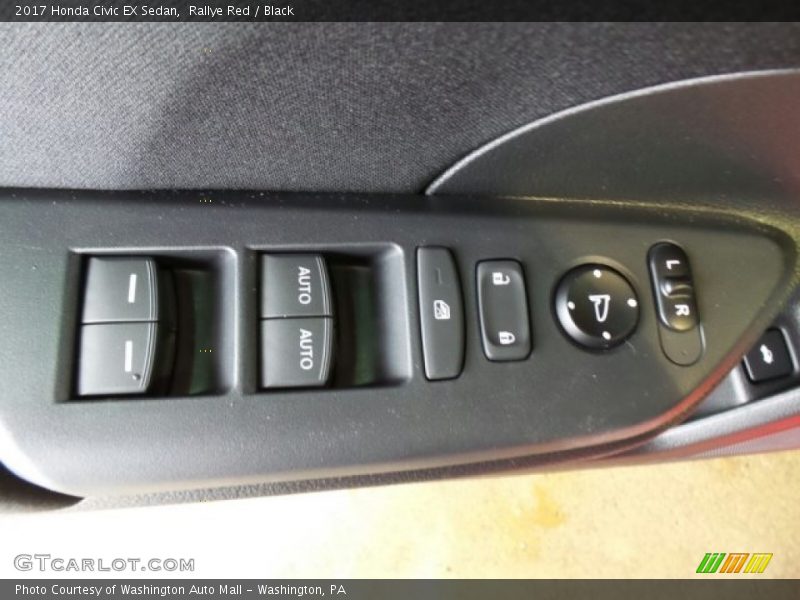 Rallye Red / Black 2017 Honda Civic EX Sedan