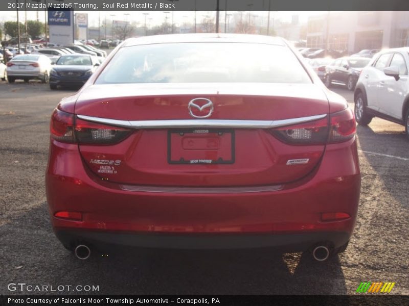 Soul Red Metallic / Black 2017 Mazda Mazda6 Touring