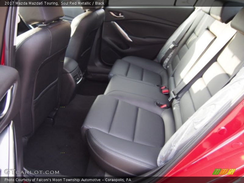 Soul Red Metallic / Black 2017 Mazda Mazda6 Touring