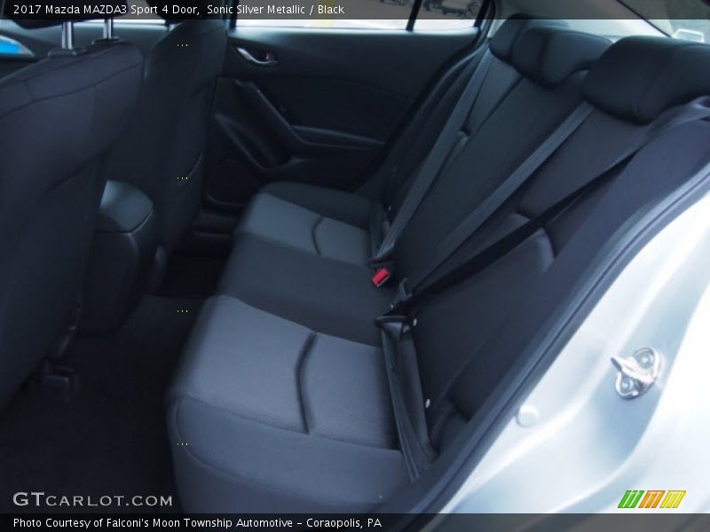 Sonic Silver Metallic / Black 2017 Mazda MAZDA3 Sport 4 Door