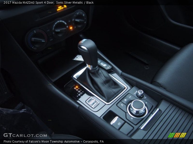 Sonic Silver Metallic / Black 2017 Mazda MAZDA3 Sport 4 Door