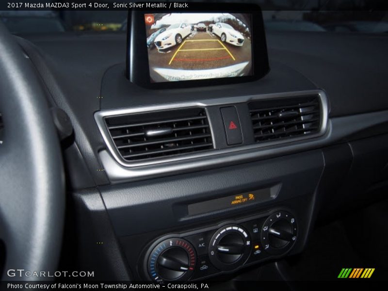 Sonic Silver Metallic / Black 2017 Mazda MAZDA3 Sport 4 Door
