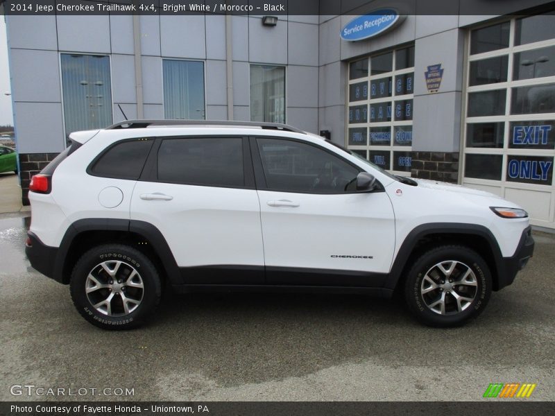Bright White / Morocco - Black 2014 Jeep Cherokee Trailhawk 4x4