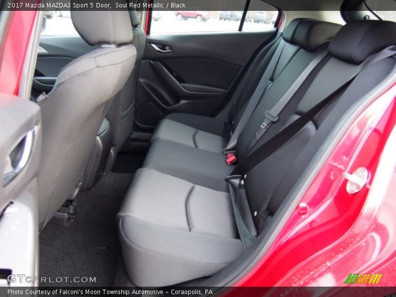 Soul Red Metallic / Black 2017 Mazda MAZDA3 Sport 5 Door