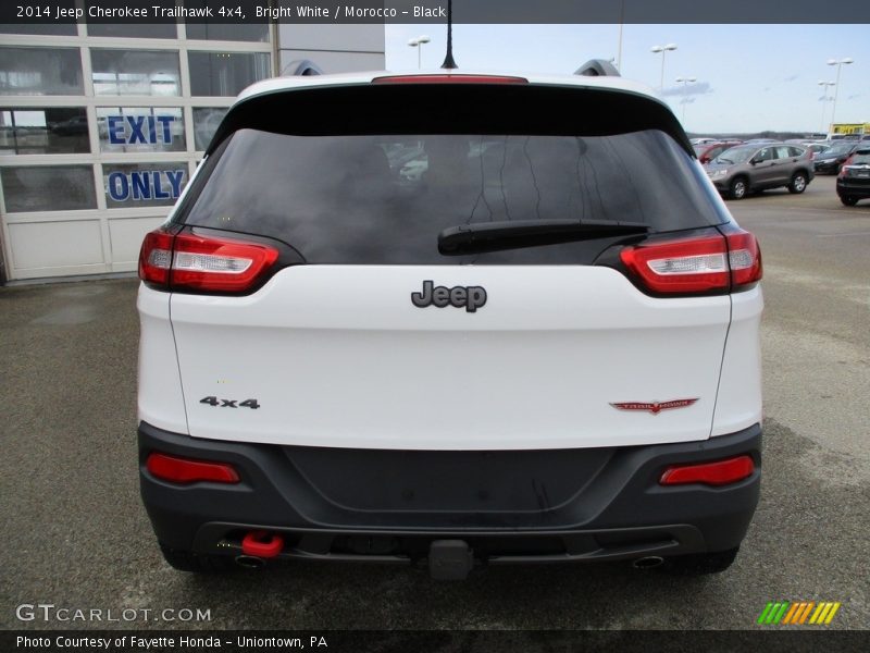 Bright White / Morocco - Black 2014 Jeep Cherokee Trailhawk 4x4