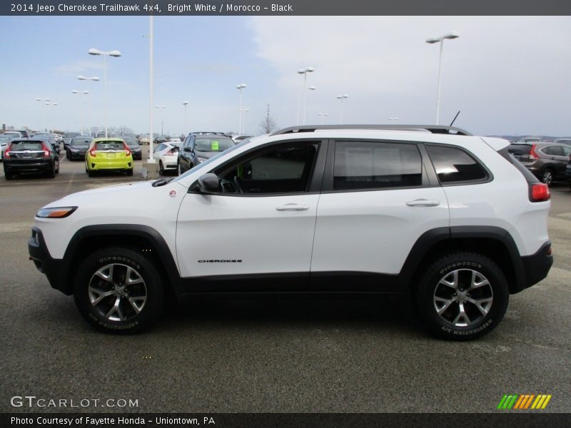 Bright White / Morocco - Black 2014 Jeep Cherokee Trailhawk 4x4