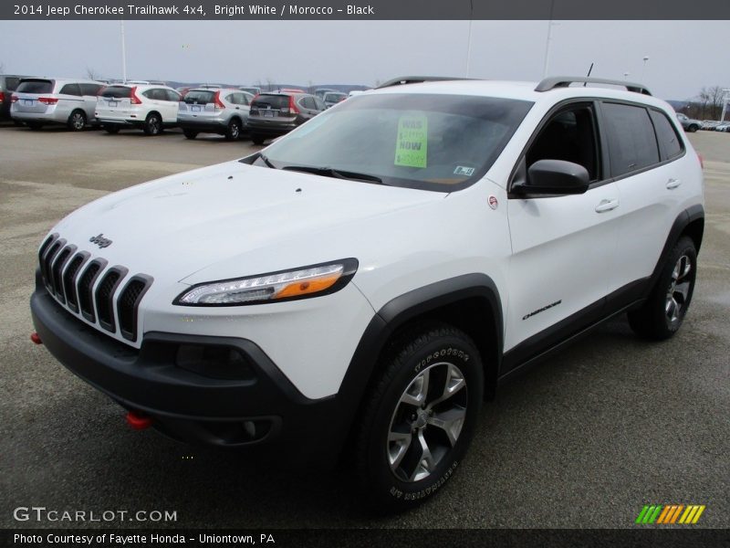 Bright White / Morocco - Black 2014 Jeep Cherokee Trailhawk 4x4
