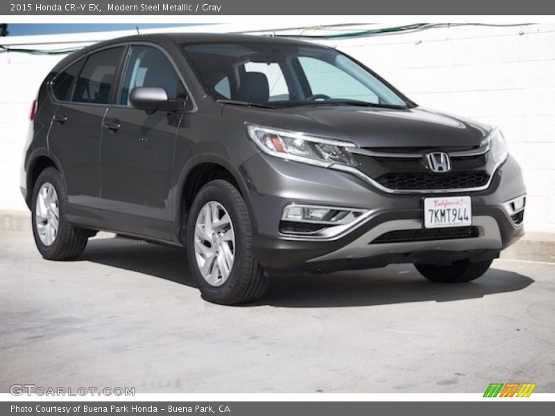 Modern Steel Metallic / Gray 2015 Honda CR-V EX
