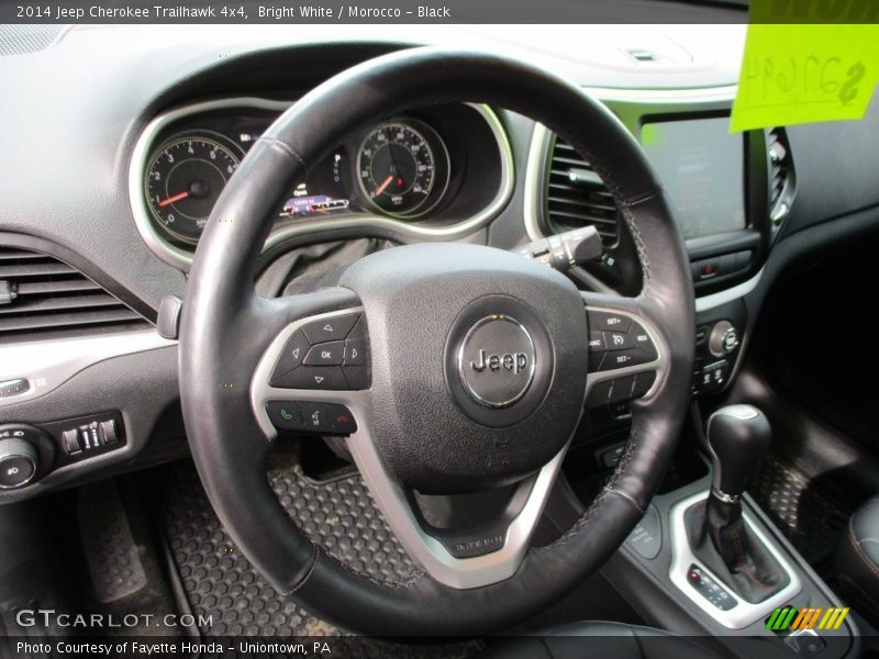 Bright White / Morocco - Black 2014 Jeep Cherokee Trailhawk 4x4