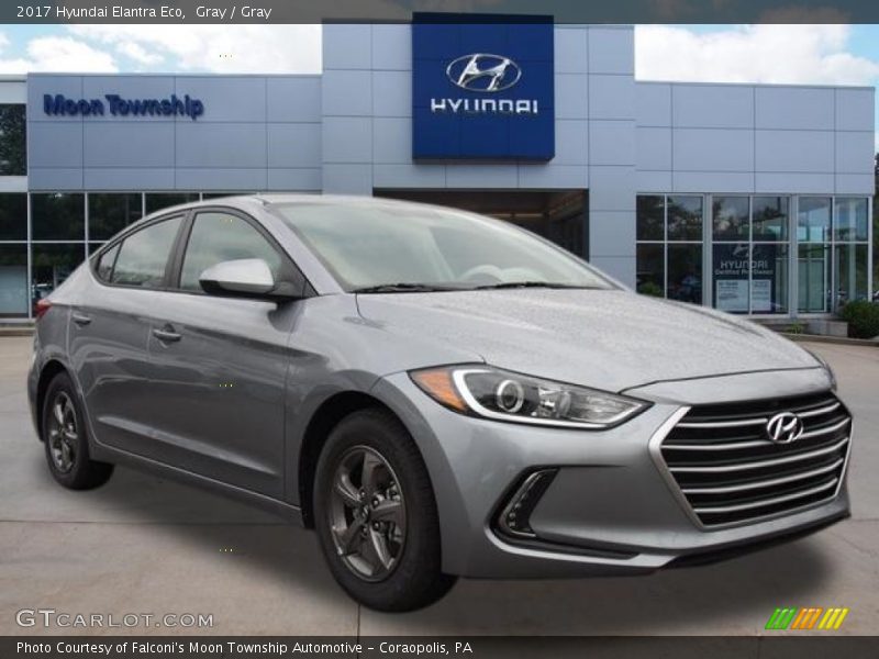 Gray / Gray 2017 Hyundai Elantra Eco