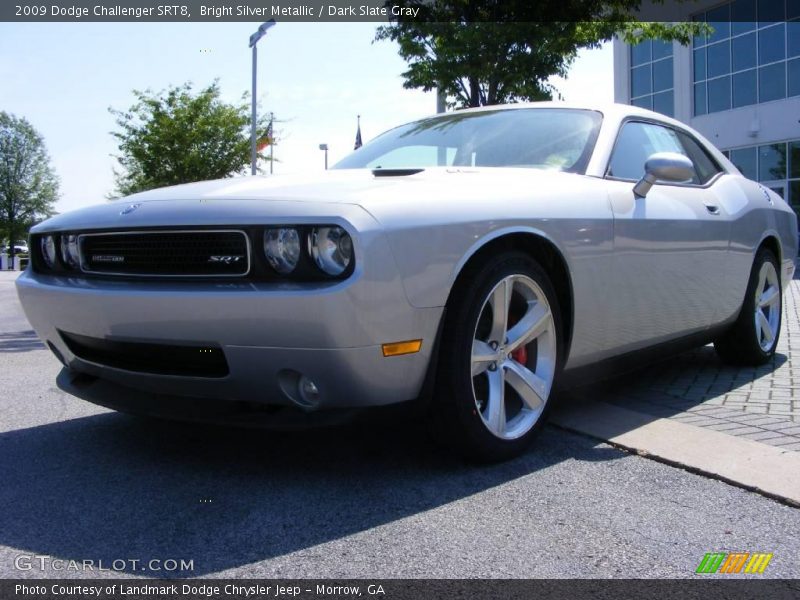 Bright Silver Metallic / Dark Slate Gray 2009 Dodge Challenger SRT8