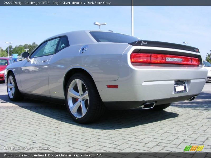 Bright Silver Metallic / Dark Slate Gray 2009 Dodge Challenger SRT8