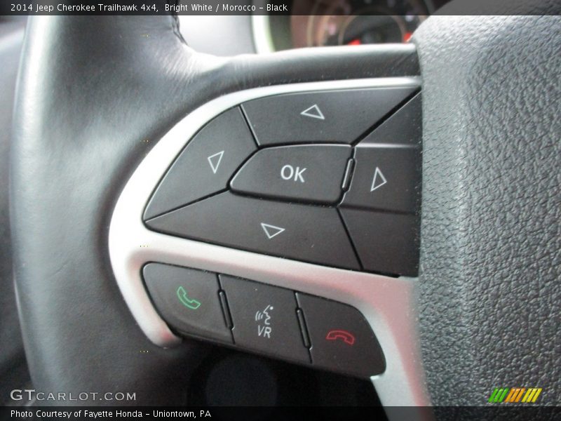 Bright White / Morocco - Black 2014 Jeep Cherokee Trailhawk 4x4