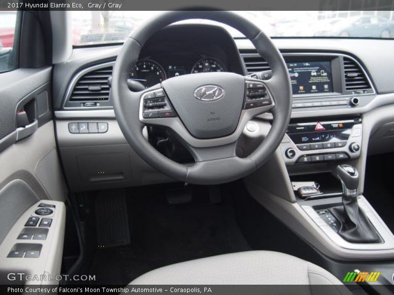 Gray / Gray 2017 Hyundai Elantra Eco