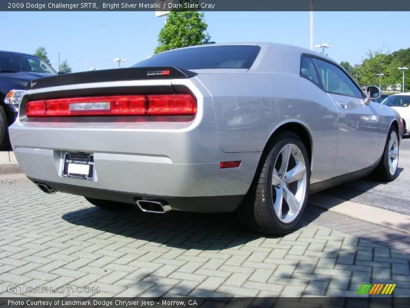 Bright Silver Metallic / Dark Slate Gray 2009 Dodge Challenger SRT8