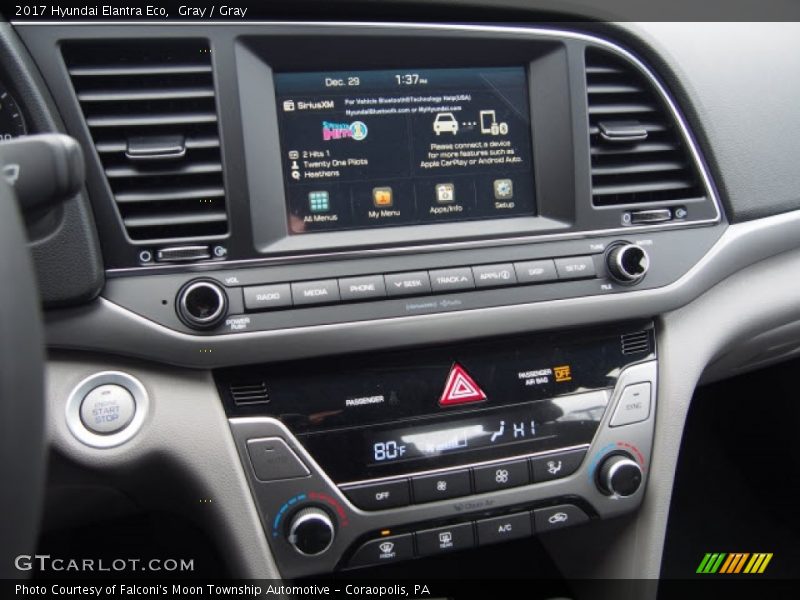 Gray / Gray 2017 Hyundai Elantra Eco
