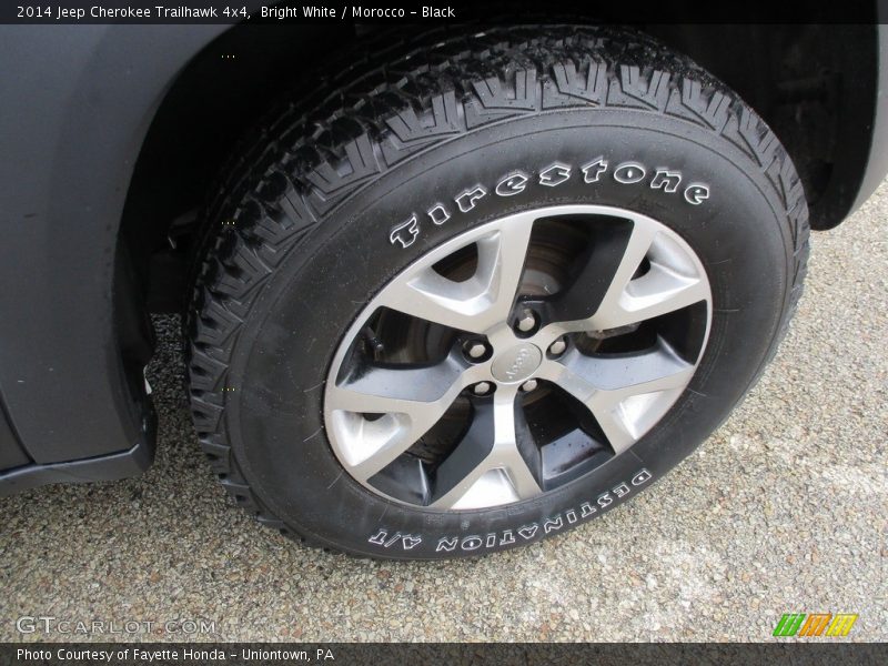 Bright White / Morocco - Black 2014 Jeep Cherokee Trailhawk 4x4