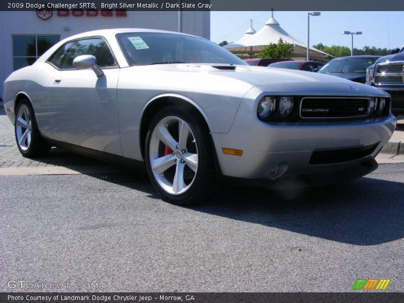 Bright Silver Metallic / Dark Slate Gray 2009 Dodge Challenger SRT8