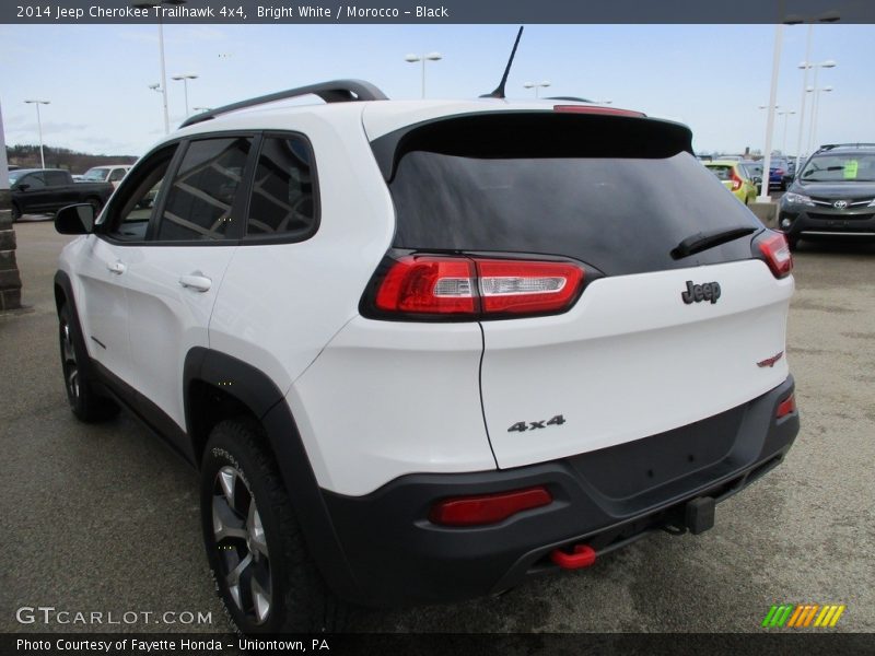 Bright White / Morocco - Black 2014 Jeep Cherokee Trailhawk 4x4