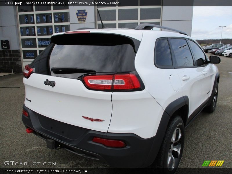 Bright White / Morocco - Black 2014 Jeep Cherokee Trailhawk 4x4