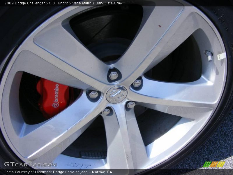 Bright Silver Metallic / Dark Slate Gray 2009 Dodge Challenger SRT8