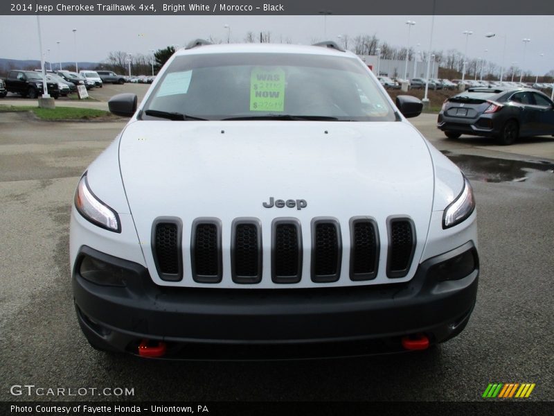 Bright White / Morocco - Black 2014 Jeep Cherokee Trailhawk 4x4