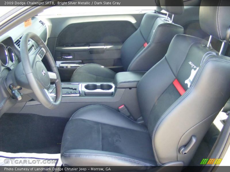 Bright Silver Metallic / Dark Slate Gray 2009 Dodge Challenger SRT8