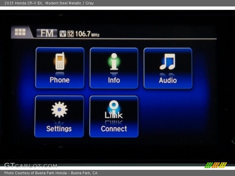Modern Steel Metallic / Gray 2015 Honda CR-V EX