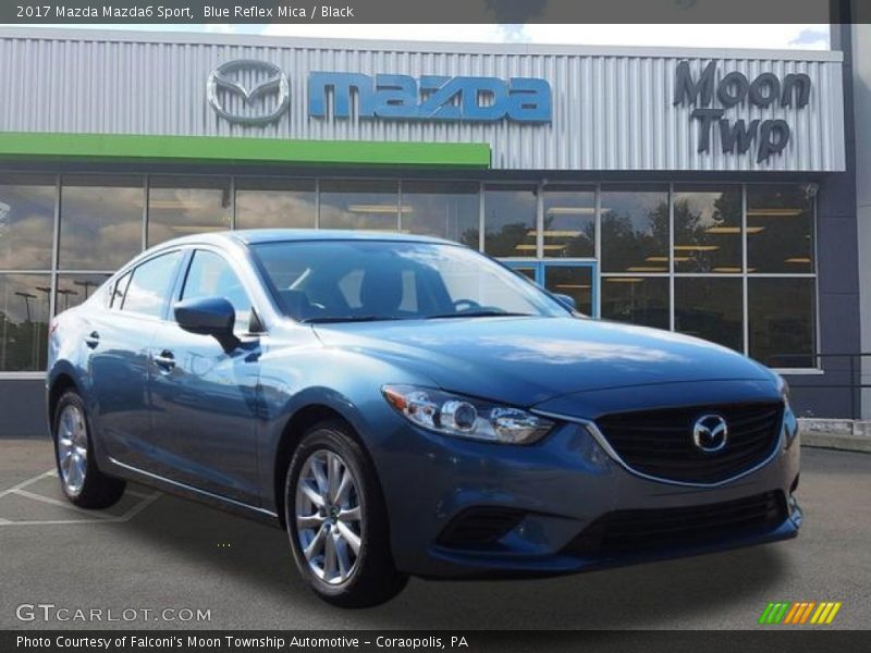 Blue Reflex Mica / Black 2017 Mazda Mazda6 Sport