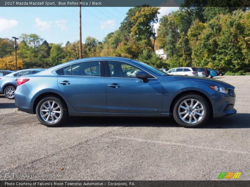 Blue Reflex Mica / Black 2017 Mazda Mazda6 Sport