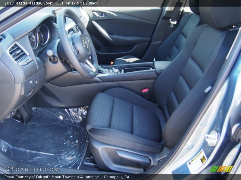 Blue Reflex Mica / Black 2017 Mazda Mazda6 Sport