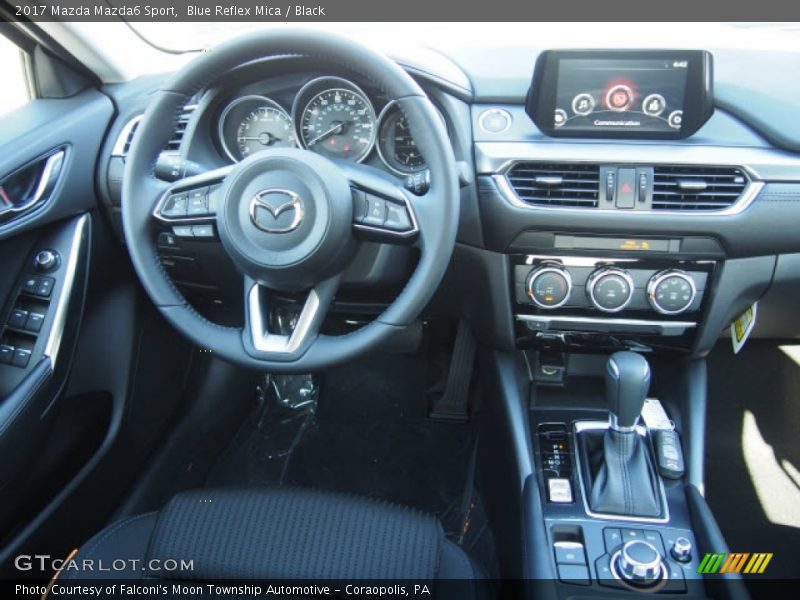 Blue Reflex Mica / Black 2017 Mazda Mazda6 Sport