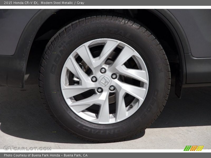 Modern Steel Metallic / Gray 2015 Honda CR-V EX