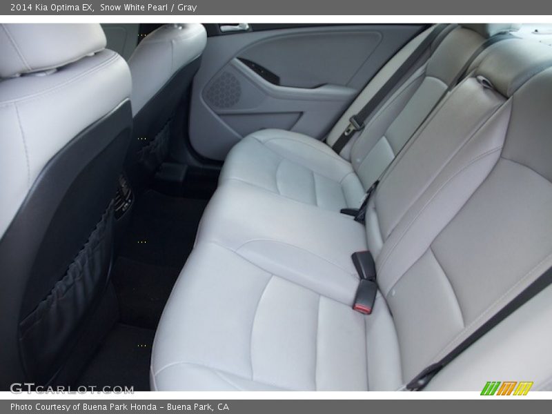 Snow White Pearl / Gray 2014 Kia Optima EX