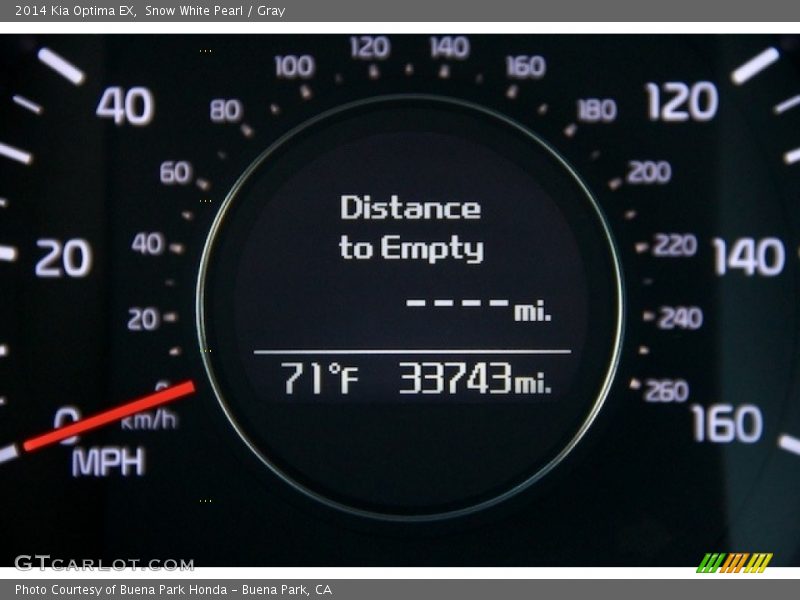 Snow White Pearl / Gray 2014 Kia Optima EX
