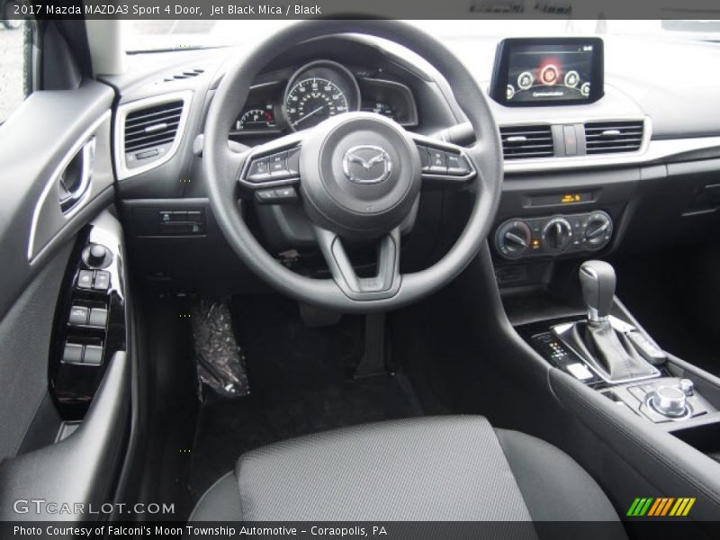 Jet Black Mica / Black 2017 Mazda MAZDA3 Sport 4 Door