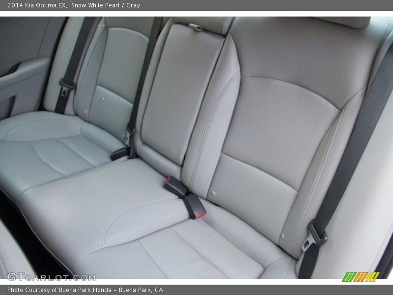 Snow White Pearl / Gray 2014 Kia Optima EX