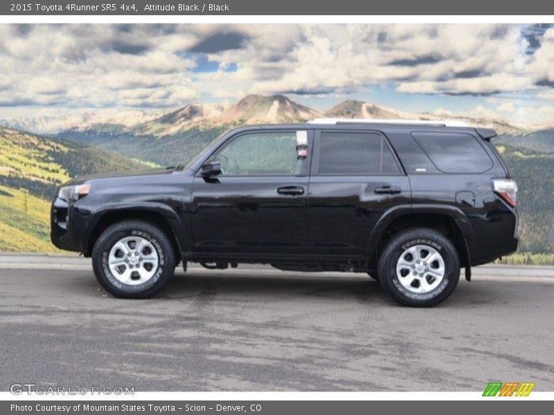 Attitude Black / Black 2015 Toyota 4Runner SR5 4x4
