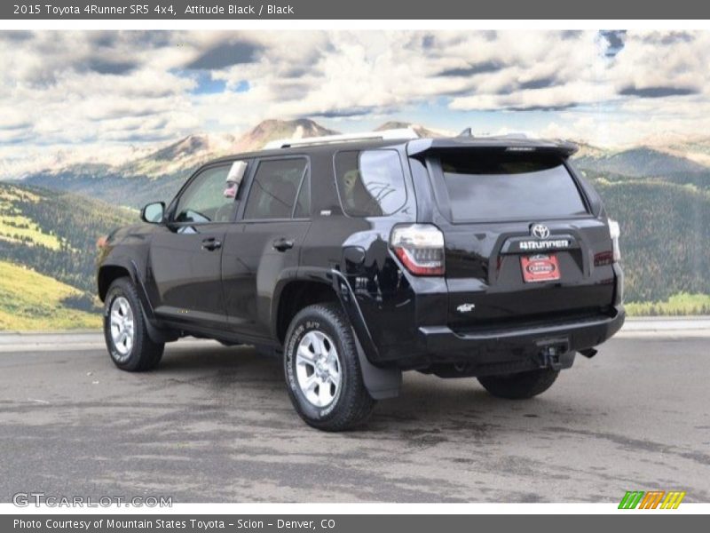 Attitude Black / Black 2015 Toyota 4Runner SR5 4x4