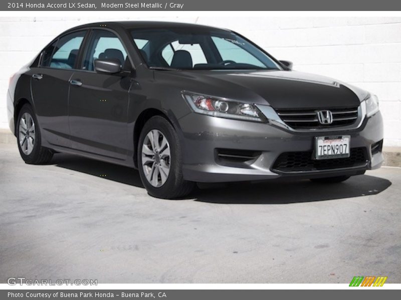 Modern Steel Metallic / Gray 2014 Honda Accord LX Sedan